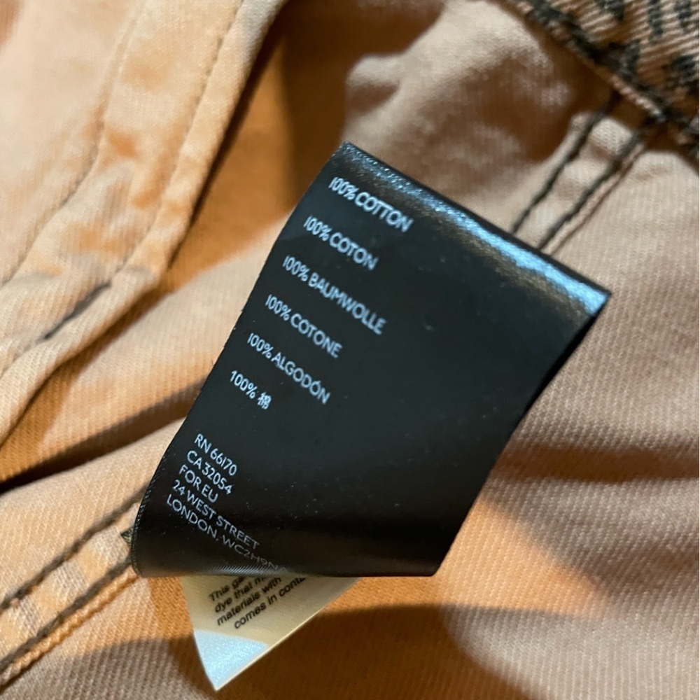 Free People Black and Tan Snakeskin Patterned Denim Jacket - Picture 4 of 6